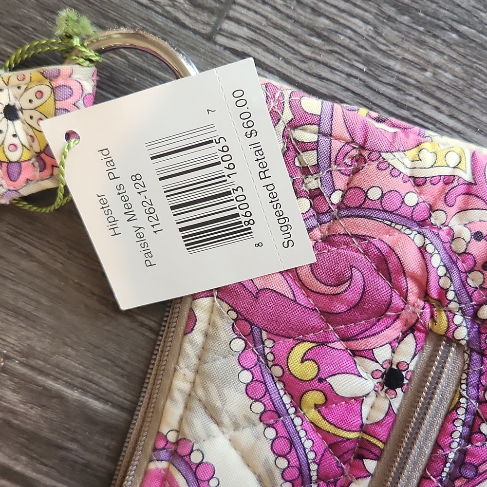New With Tags Vera Bradley Paisley Meets Plaid Bag - Picture 4 of 6